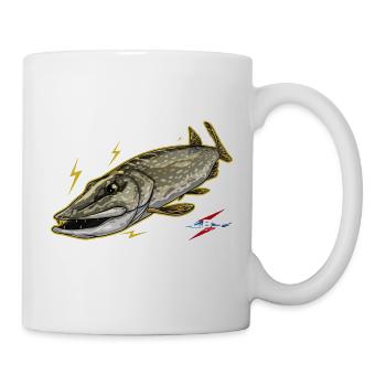 Pike design by LBS - Mug - white - Right