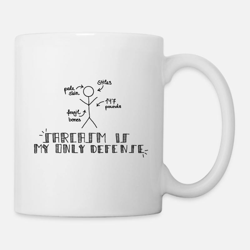 Sarcasm Grafik - Tasse - Weiß
