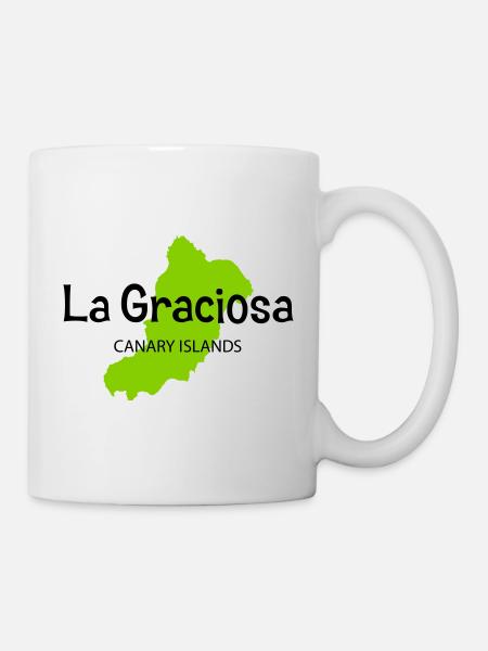 La Graciosa CANARY ISLANDS Canaries - Mug blanc - blanc