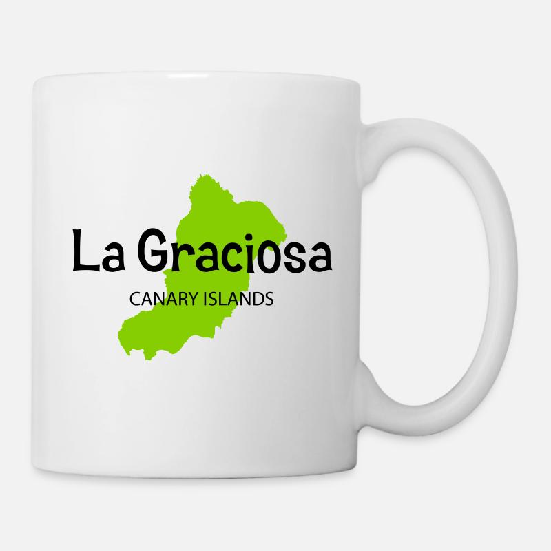 La Graciosa CANARY ISLANDS Canaries - Mug blanc - blanc