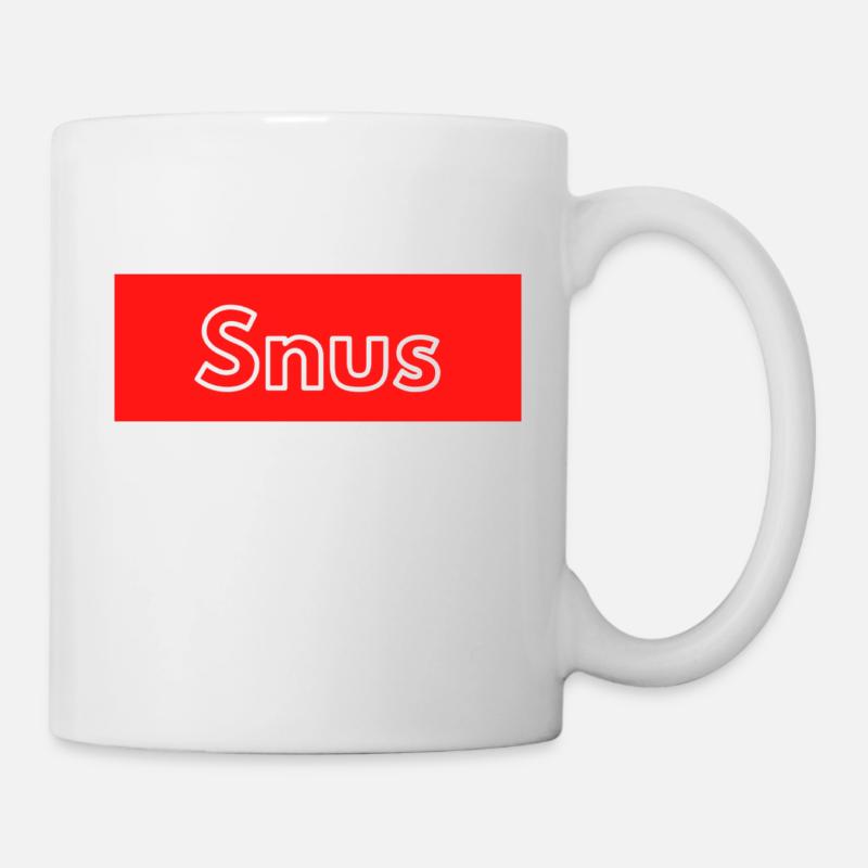 Snus Suède Tabac Nicotine - Mug blanc - blanc
