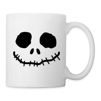 Halloween skull - Mug - white - Right