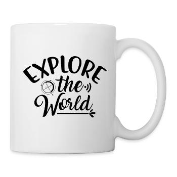EXPLORE THE WORLD Camp Camper Outdoor Tent - Mug - white - Right