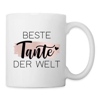 Beste Tante der Welt - Tasse - Weiß - Rechts