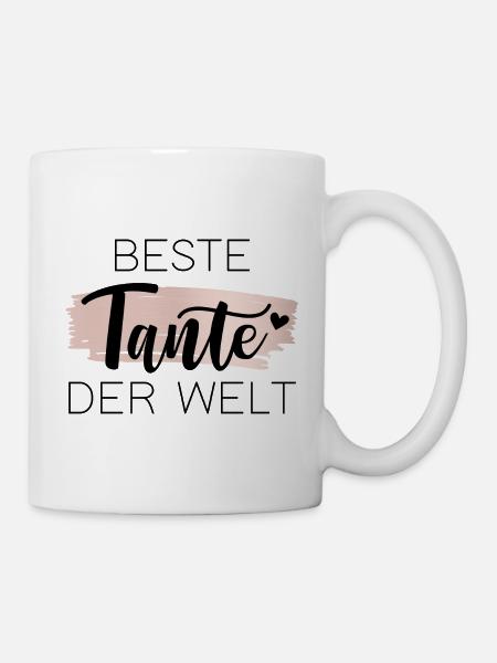 Beste Tante der Welt - Tasse - Weiß
