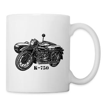 К 750 Silhouette Ural Side-car cadeau - Mug blanc - blanc - Droite