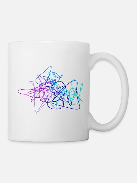 Krakel - Tasse - Weiß