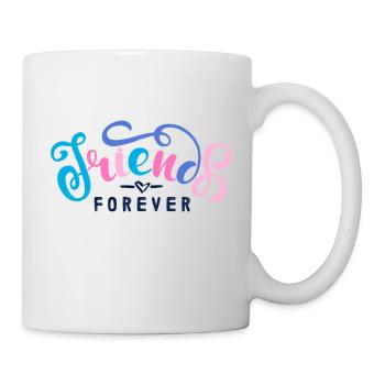 Friends forever - Tasse - Weiß - Rechts