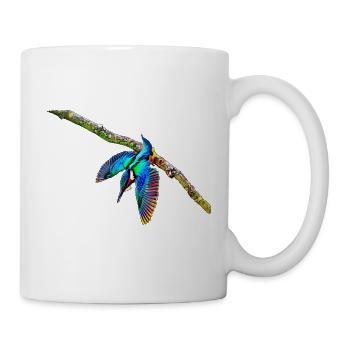 eisvogel - Tasse - Weiß - Rechts