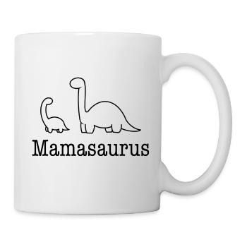 Mamasaurus - Dinosaurs - Gift Idea - Mug - white - Right