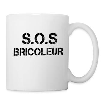 sos bricoleur - Mug blanc - blanc - Droite