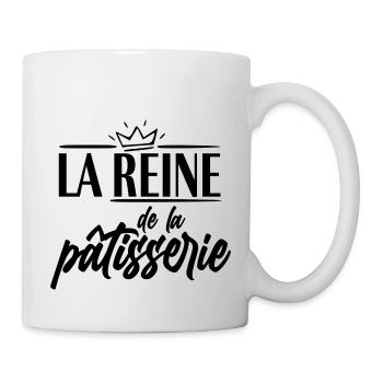 teeshirt femme reine patisserie - Mug blanc - blanc - Droite