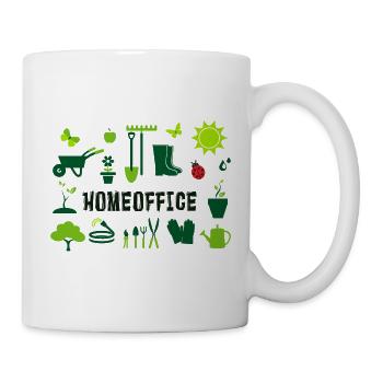homeoffice im Garten - Tasse - Weiß - Rechts