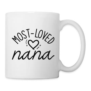 Beliebteste Nana - Tasse - Weiß - Rechts