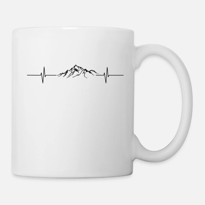 Mountain Heartbeat - Mug - white