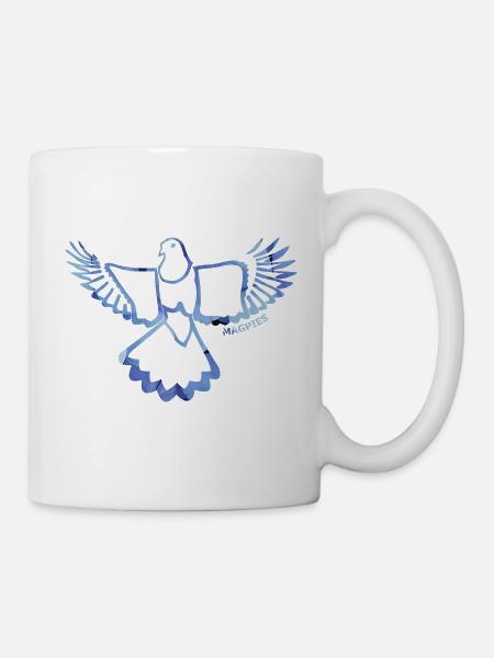 Newcastle Magpies - Cool Blue - Mug - white