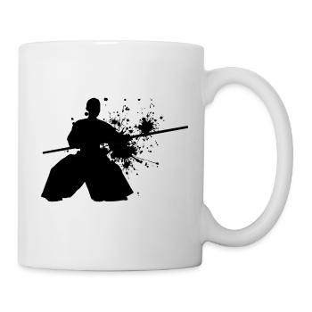 Aikidoka Aikido Kampfsport Martial Arts Herren - Tasse - Weiß - Rechts