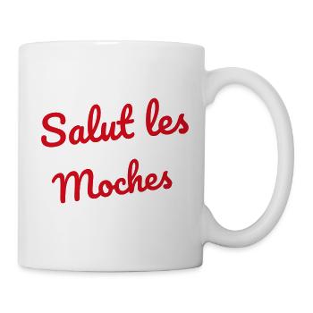 salut moches femme humour phrases drôles - Mug blanc - blanc - Droite