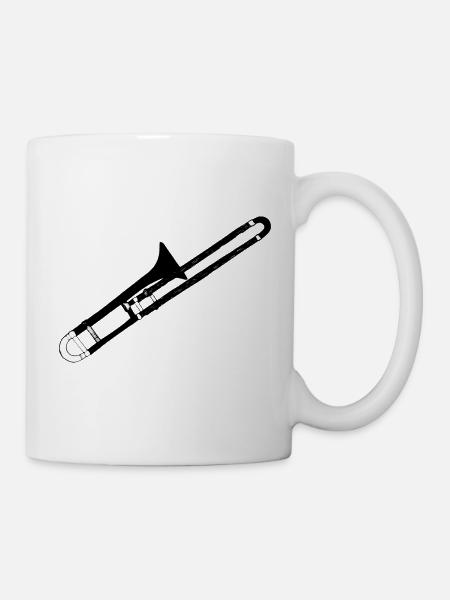 Trombone - Mug - white