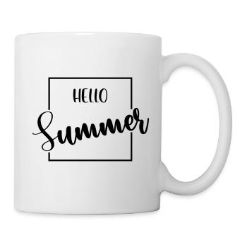 Hallo Sommer - Tasse - Weiß - Rechts