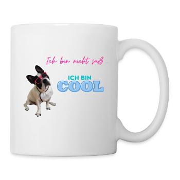 bin nicht süß - Tasse - Weiß - Rechts