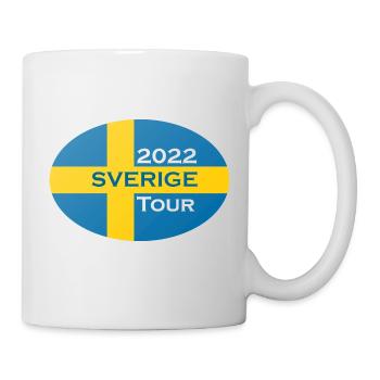 sverigetour2022 ovale - Mug blanc - blanc - Droite