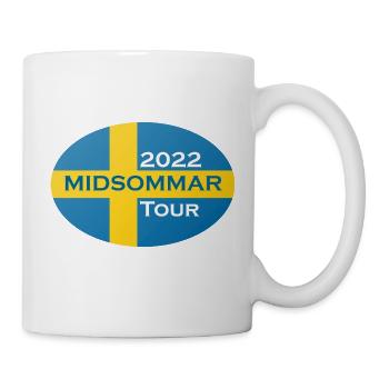ovale midsommar - Mug blanc - blanc - Droite