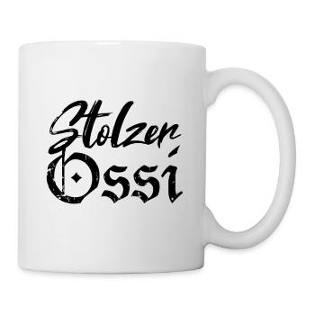 Stolzer Ossi Ostdeutschland - Tasse - Weiß - Rechts