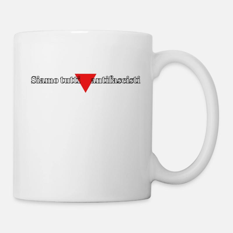 siamo tutti antifascisti - Tazza - bianco