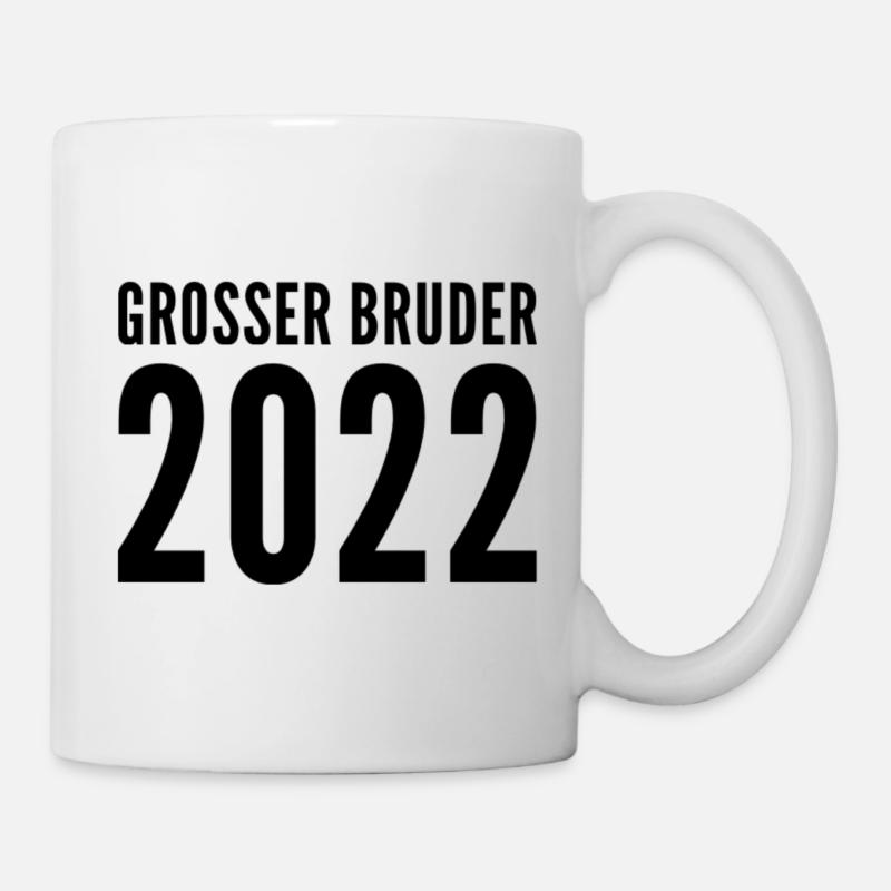 Grosser Bruder 2022 - Tasse - Weiß