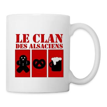 Le clan des Alsaciens - Mug blanc - blanc - Droite