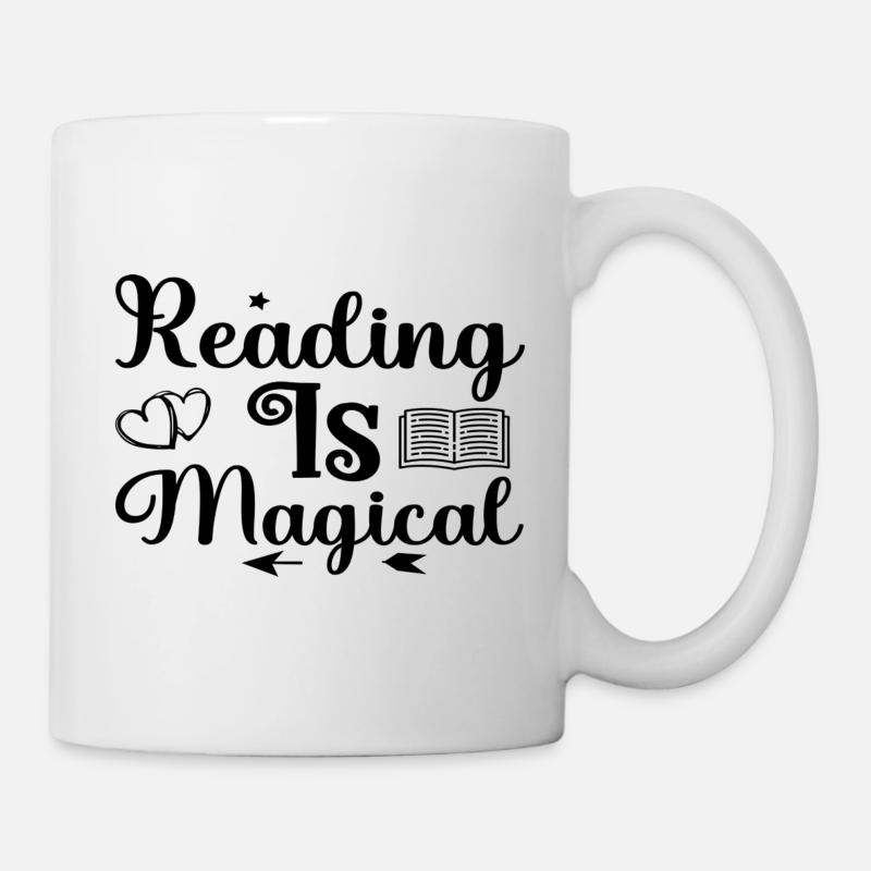 Reading Is Magical - Tasse - Weiß