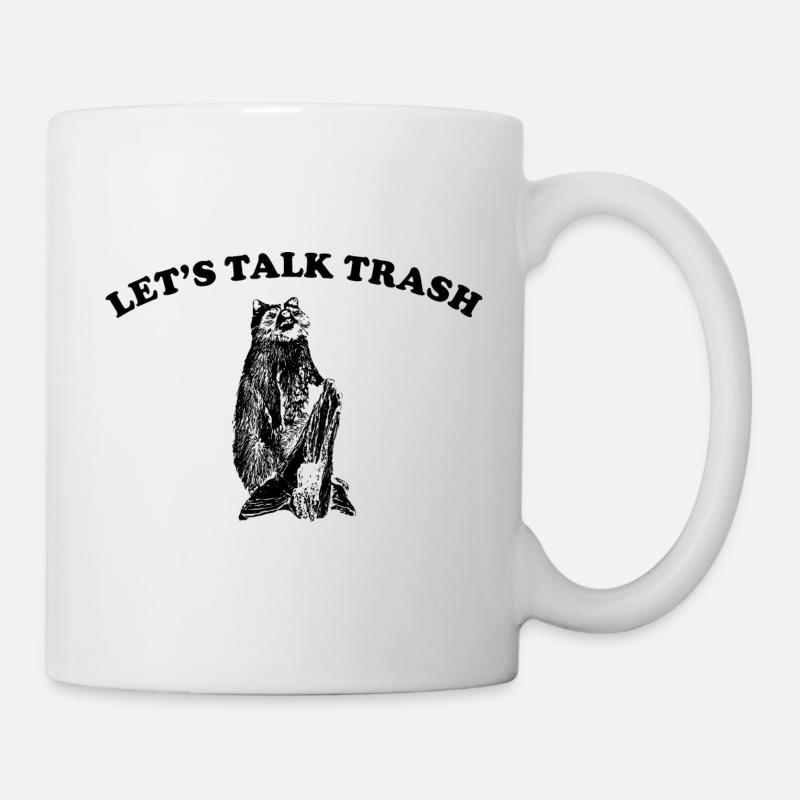 LASS UNS ÜBER MÜLL REDEN - Tasse - Weiß