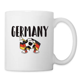 Allemagne Maillot de foot Drapeau allemand - Mug blanc - blanc - Droite