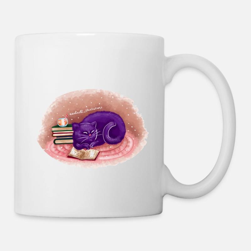 Rat de bibliothèque - Mug blanc - blanc