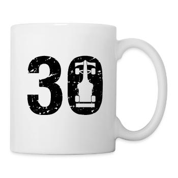 30 Formula Racing Motorsport - Tasse - Weiß - Rechts