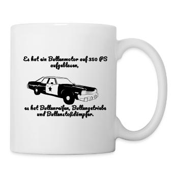 Blues Brothers Bluesmobil, Blues Mobile - Tasse - Weiß - Rechts