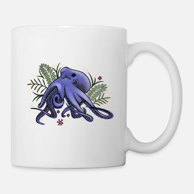 Octopus - Under the sea - Mug - white
