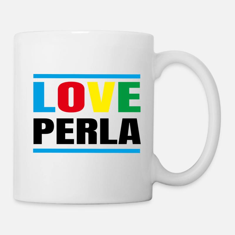 Love Aida Perla Chemise - Mug blanc - blanc