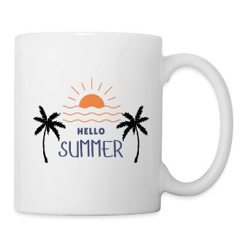 Hello Summer 2 - Mug blanc - blanc - Droite