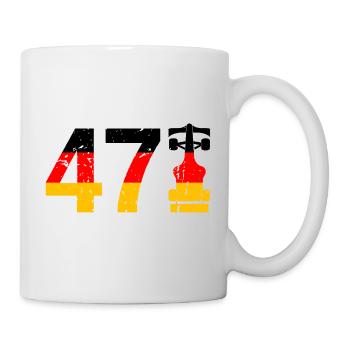 47 Formula Racing Motorsport Allemagne - Mug blanc - blanc - Droite