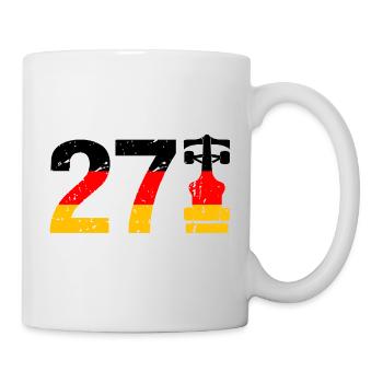 27 Formula Racing Motorsport Deutschland - Tasse - Weiß - Rechts