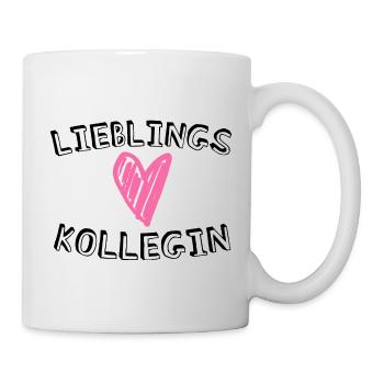 Kollegin Arbeitskollegin Abschiedsgeschenk - Tasse - Weiß - Rechts