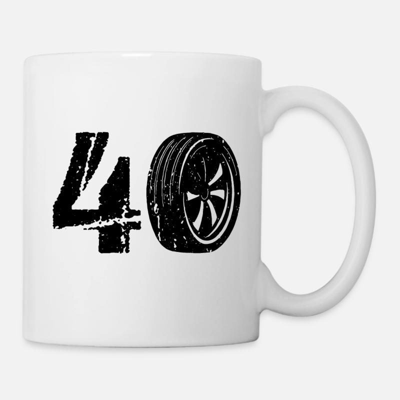 40 Sport automobile - Mug blanc - blanc