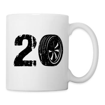 20 Sport automobile - Mug blanc - blanc - Droite