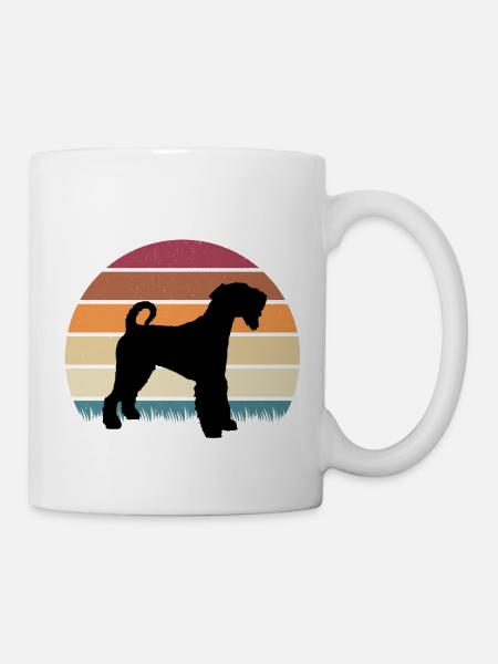 Airedale Terrier Vintage Premium - Mug blanc - blanc
