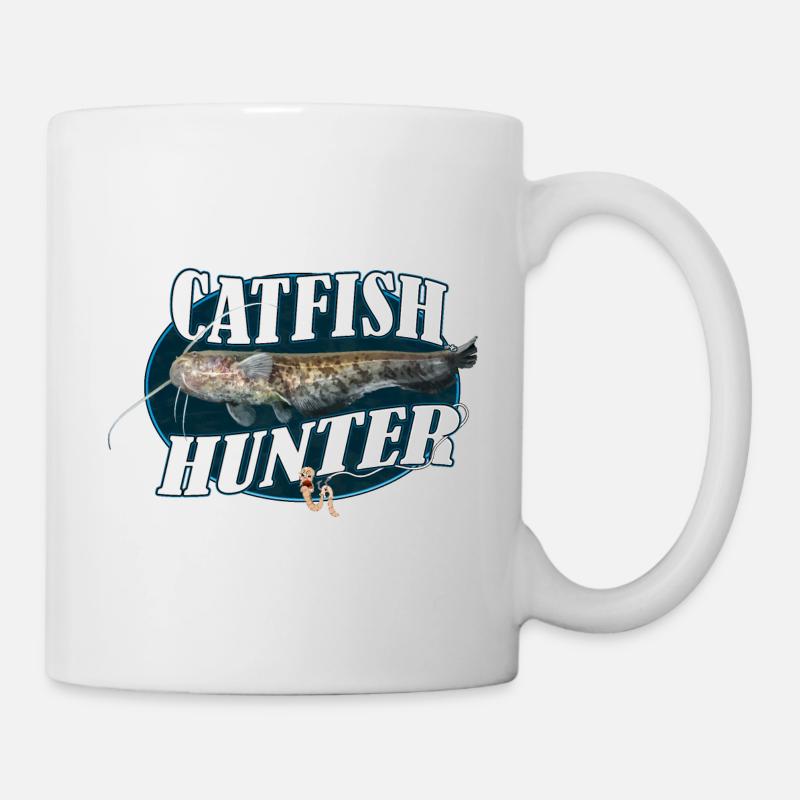 Chasseur de poisson-chat - Mug blanc - blanc