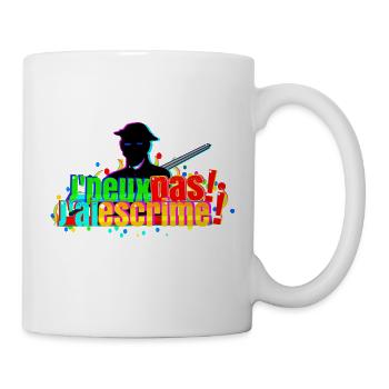 J'peux pas j'ai escrime - Mug blanc - blanc - Droite