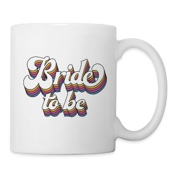 Braut To Be Future Mrs. Brautdusche Hochzeitsgeschenk - Tasse - Weiß - Rechts
