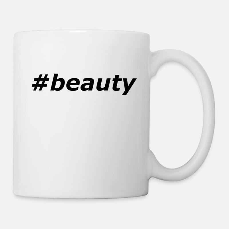 #beauty - Mug blanc - blanc